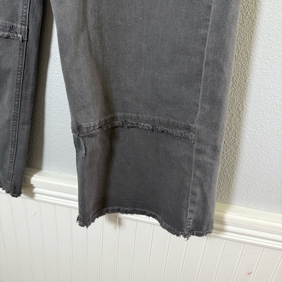 Women's Gray Wide Leg Jeans NWOT Size 14 - Picture 6 of 7